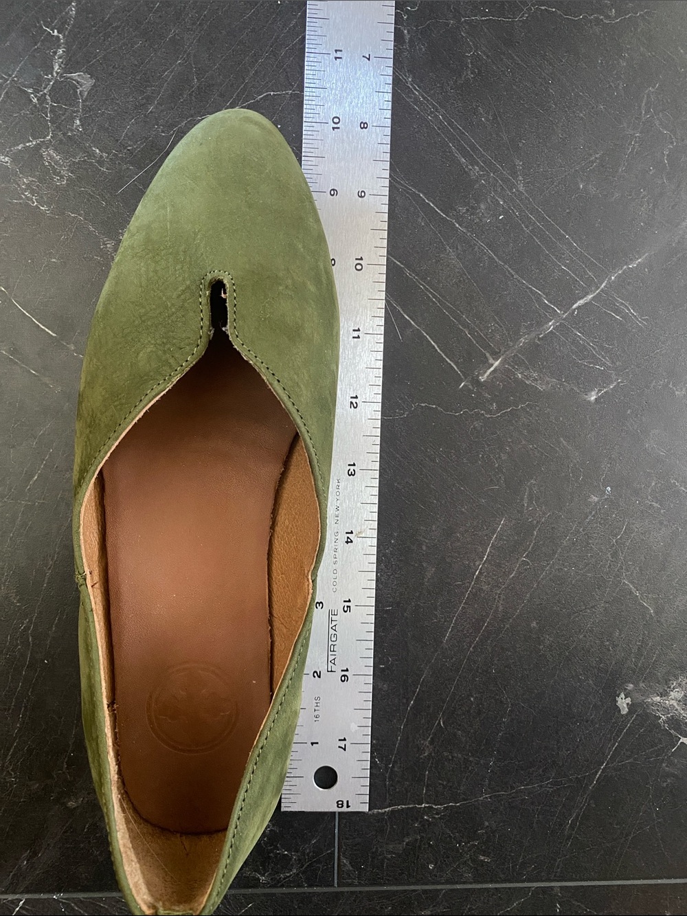 Charleston Shoe Co Green Suede Flats - Picture 5 of 5